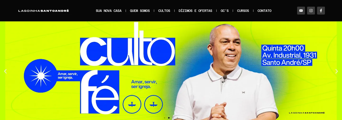 Site Lagoinha Santo André